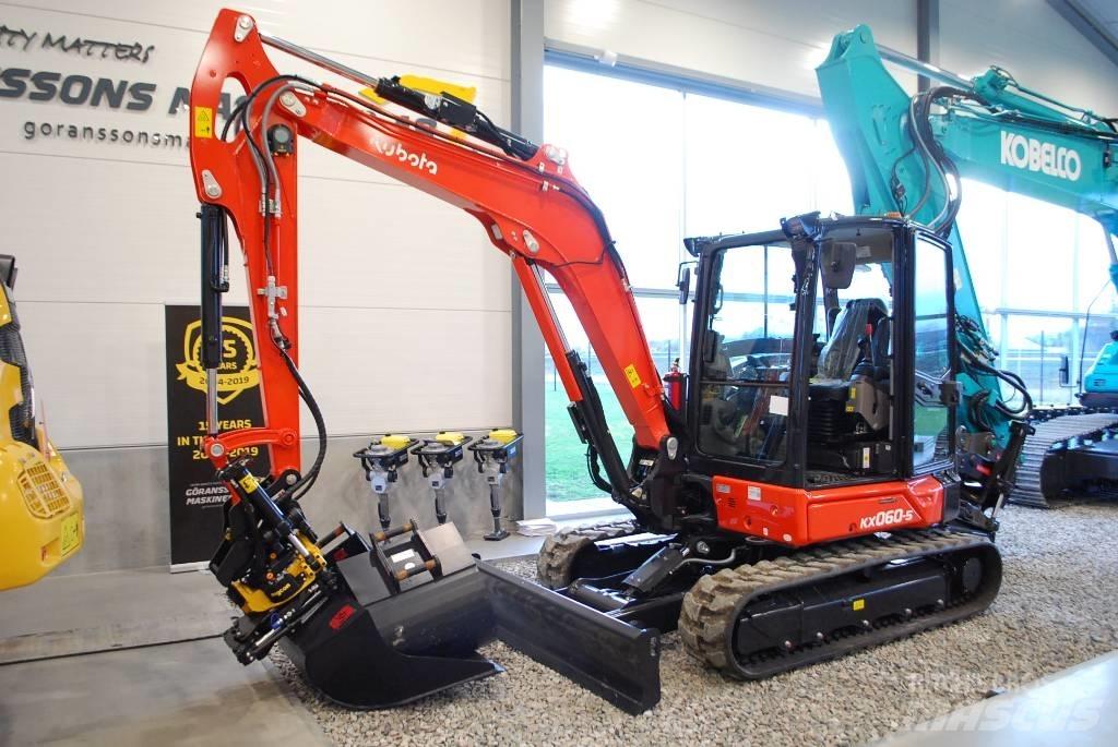 Kubota KX 060-5 중형굴삭기 7톤-28톤