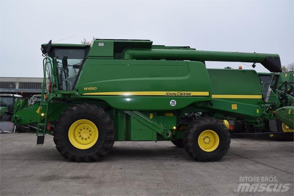 John Deere W 650 콤바인 수확기