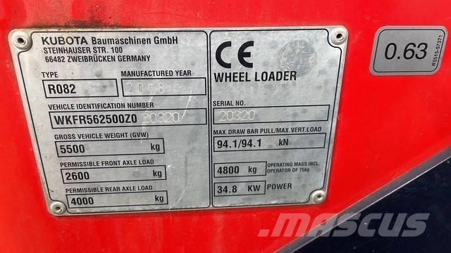 Kubota R082  휠로우더