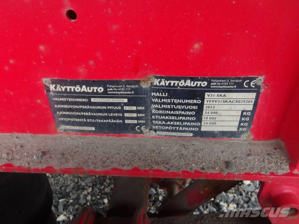  Käyttöauto V31 4 aks 티퍼 트레일러