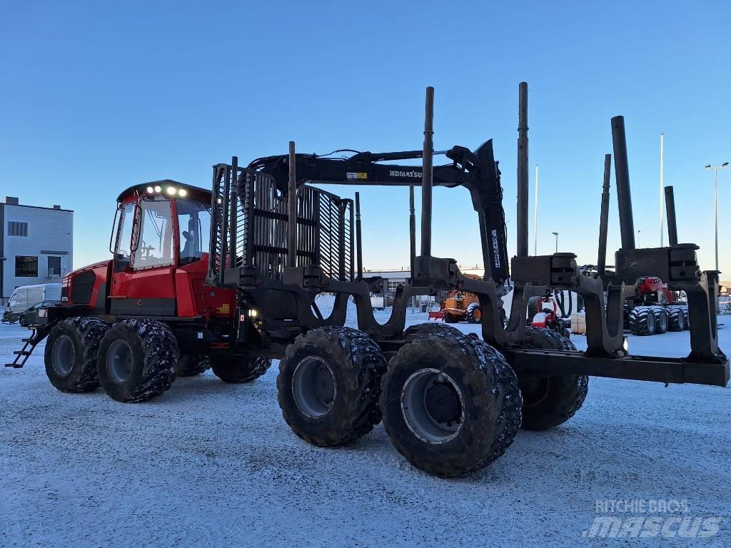 Komatsu 875 원목 포워더