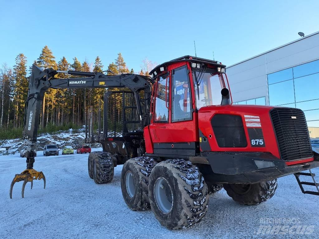 Komatsu 875 원목 포워더