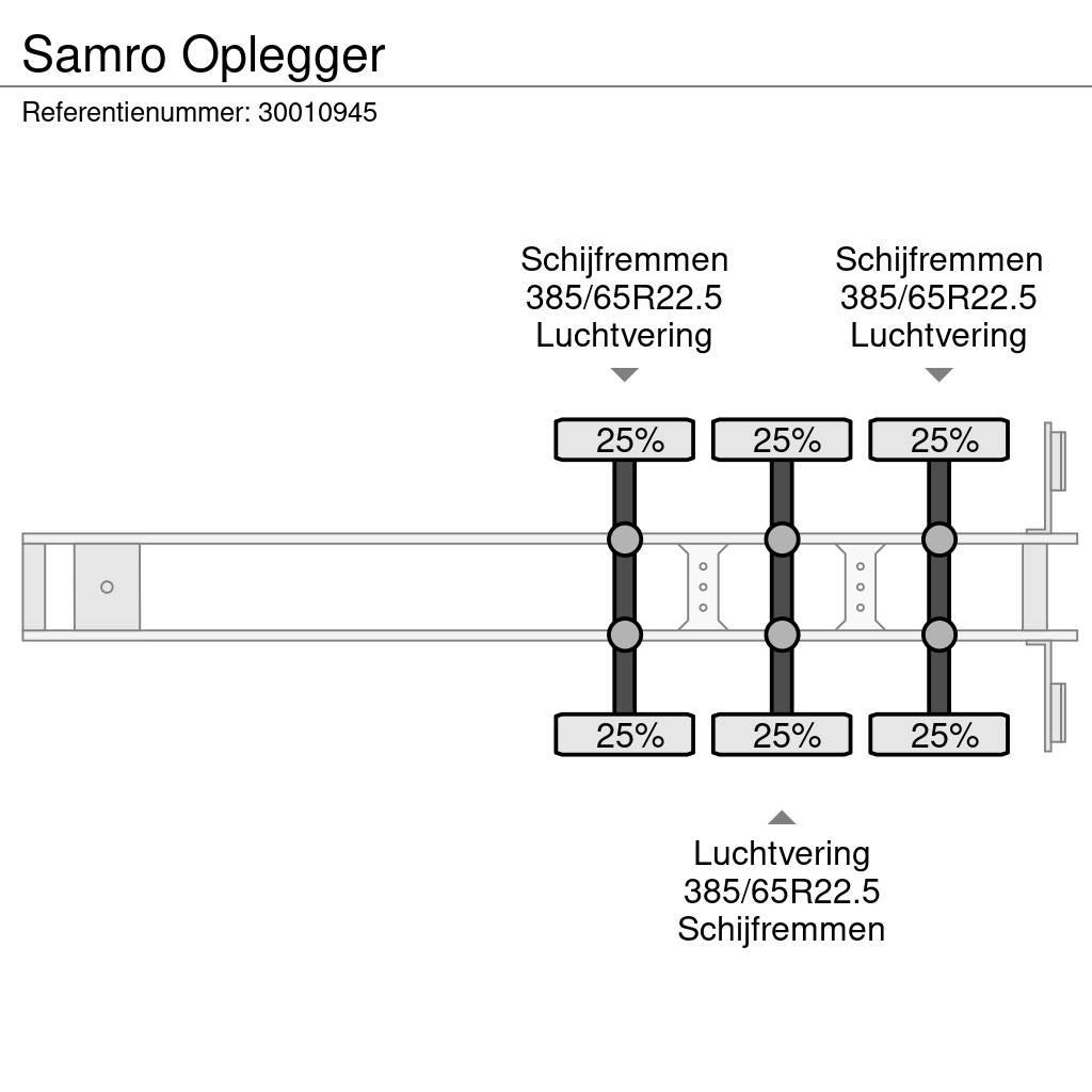 Samro Oplegger 커튼사이더 세미 트레일러