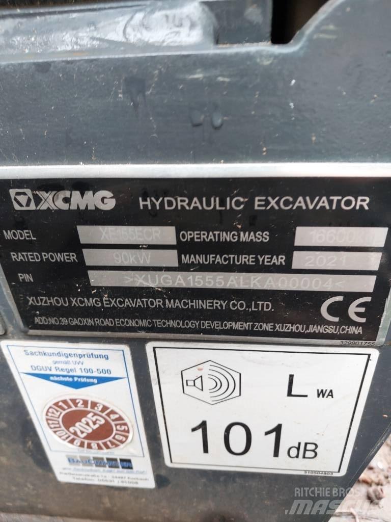 XCMG XE 155 ECR 대형 굴삭기 29톤 이상