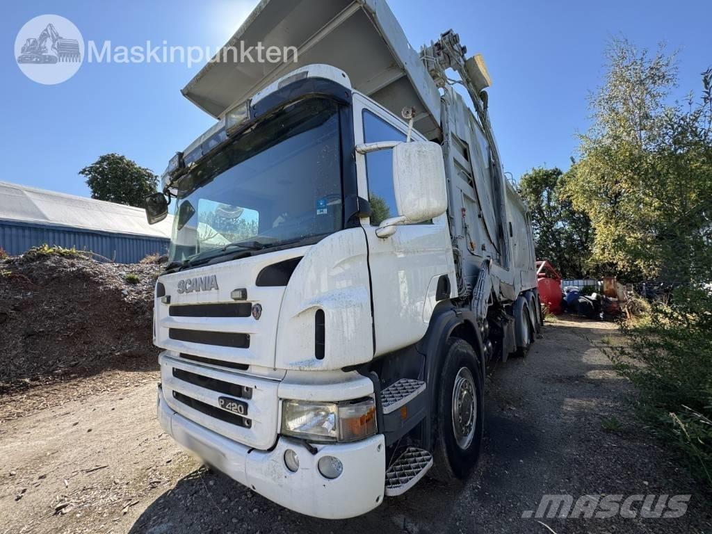 Scania P 420 GB 폐기물 수거 트럭