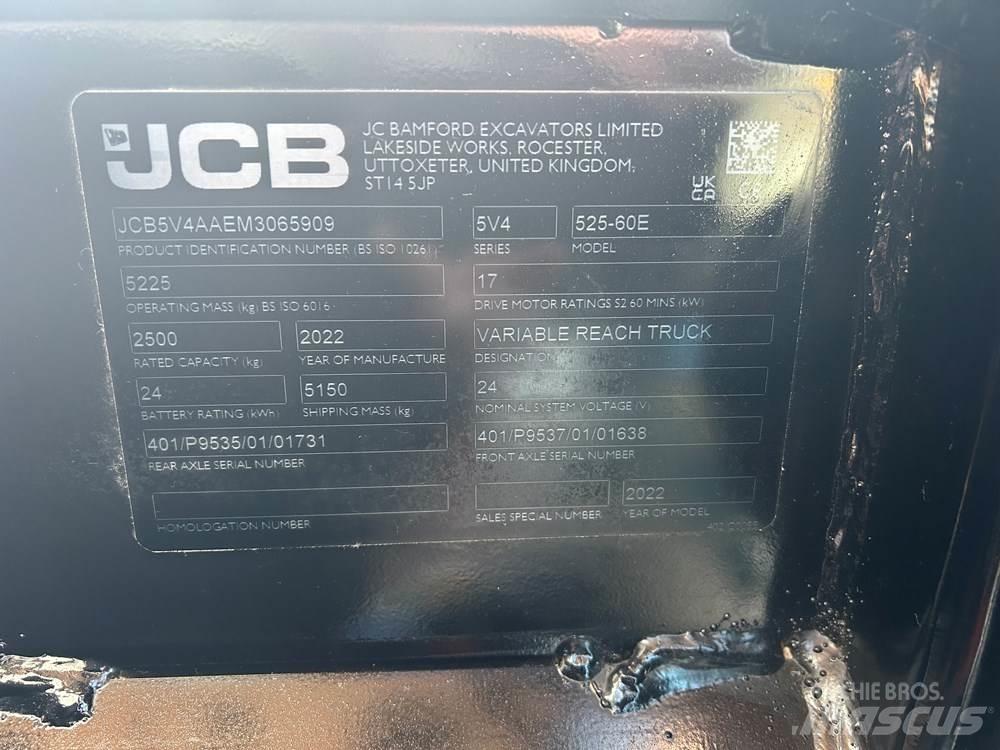 JCB 525-60 E-TECH 텔러 핸들러