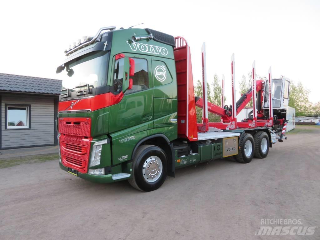 Volvo FH 460 목재 트럭