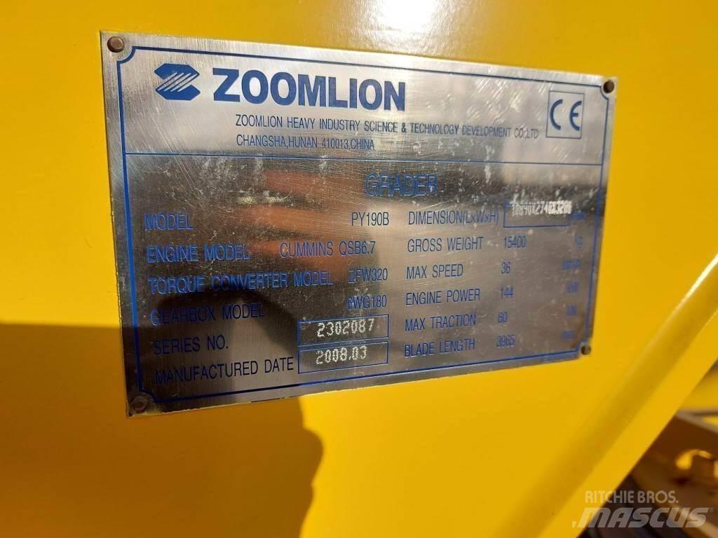Zoomlion PY190B 그레이더