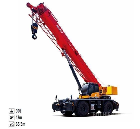 Sany SRE900 / 90 tons A/T 크레인