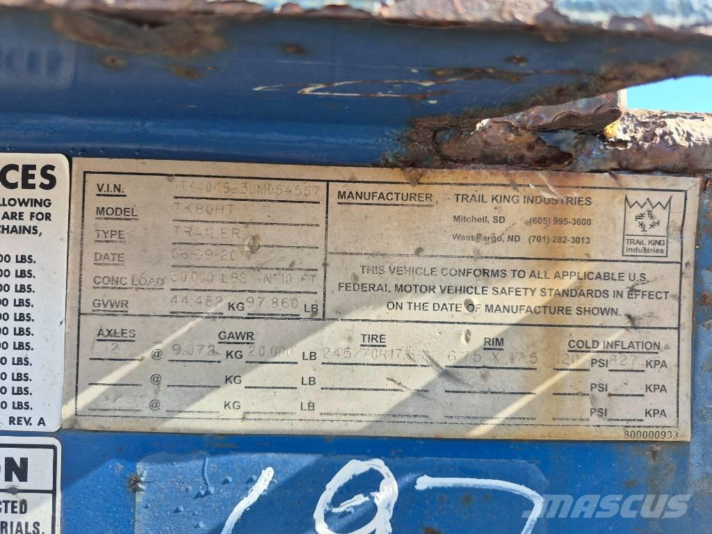 Trail King TK80HT 기타 트레일러