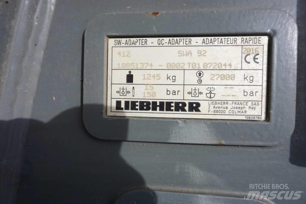 Liebherr SW 92 퀵 커넥터