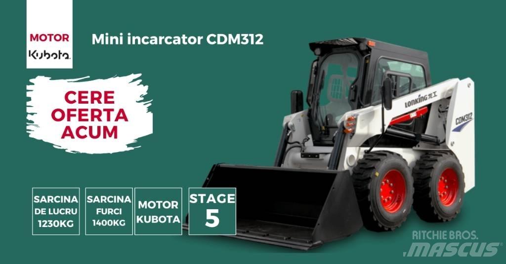 Lonking CDM312  스키드로더