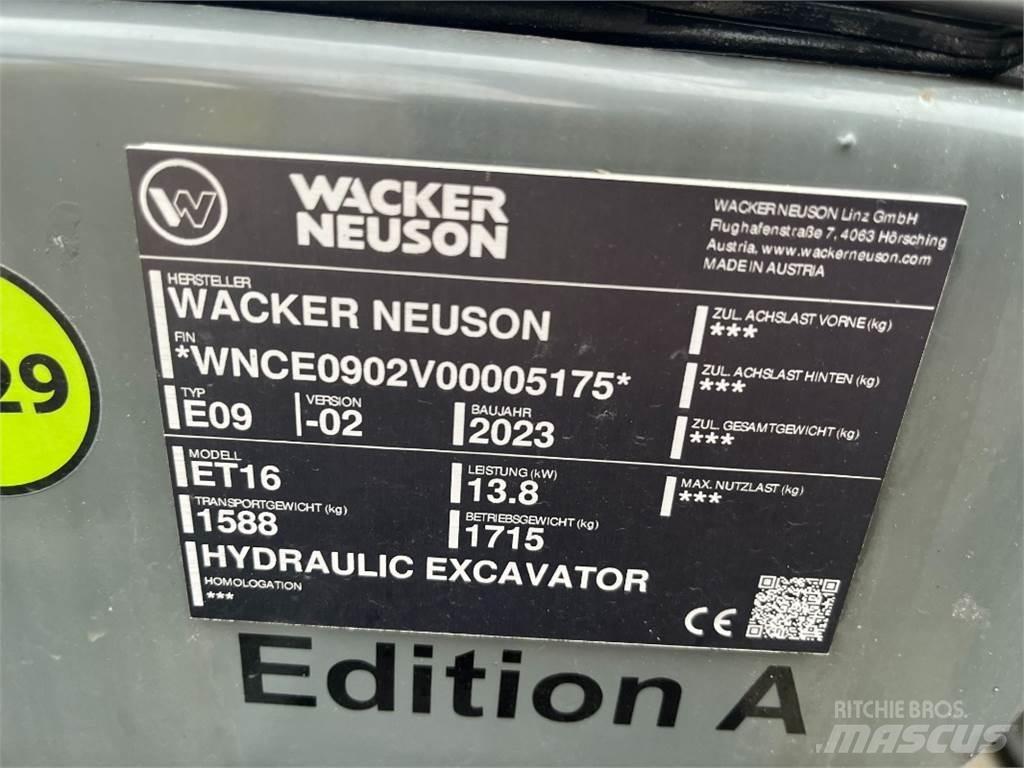 Wacker ET 16 소형 굴삭기 7톤 미만