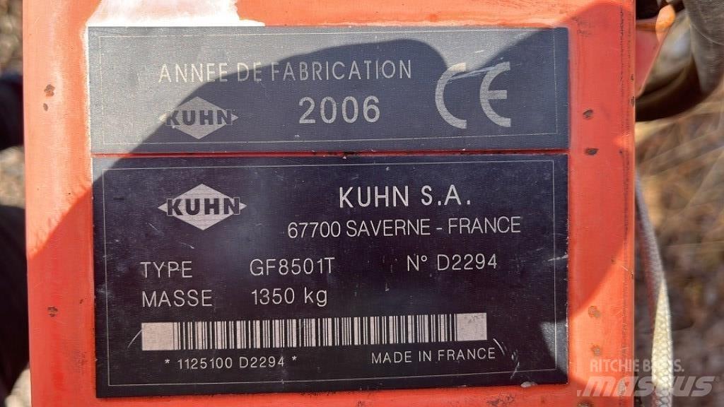 Kuhn GF 8501 T 갈퀴 및 테더