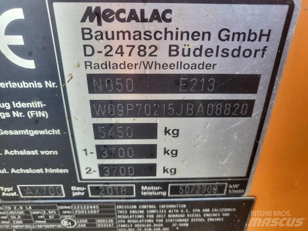 Mecalac AX 700  휠로우더