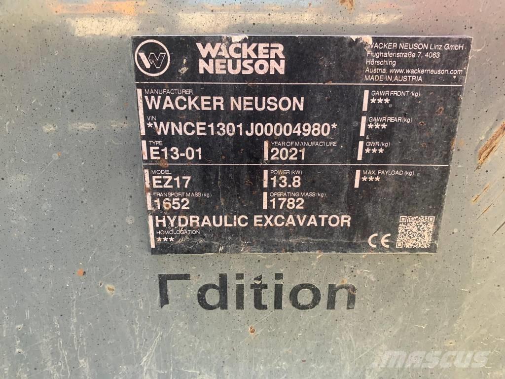 Wacker Neuson EZ 17 소형 굴삭기 7톤 미만