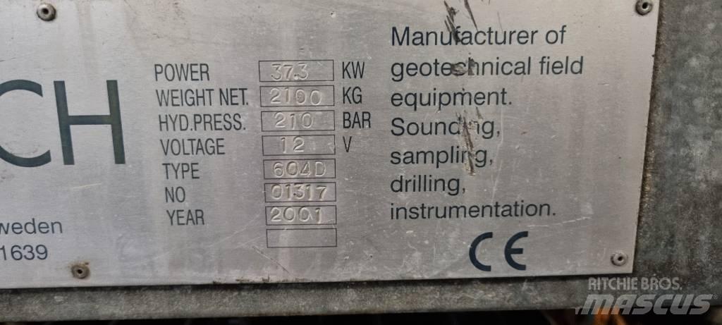  Geotech 604D 기타 드릴 장비