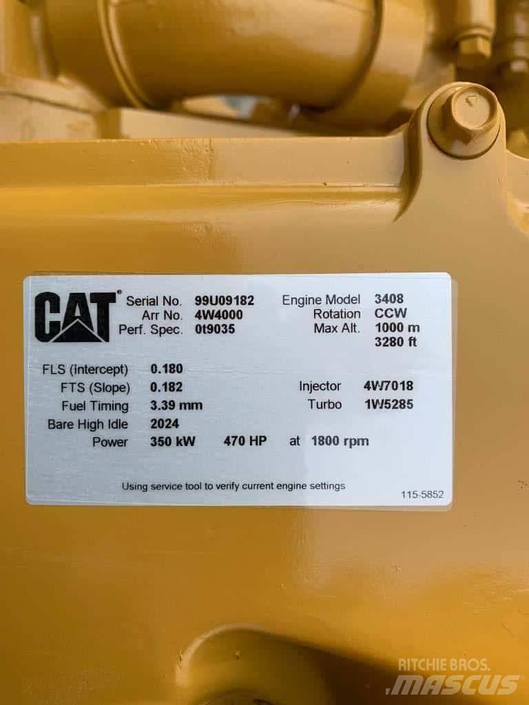 CAT 3408 DITA 선박기관