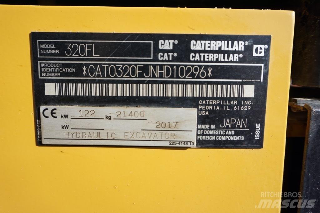 CAT 320 FL 대형 굴삭기 29톤 이상