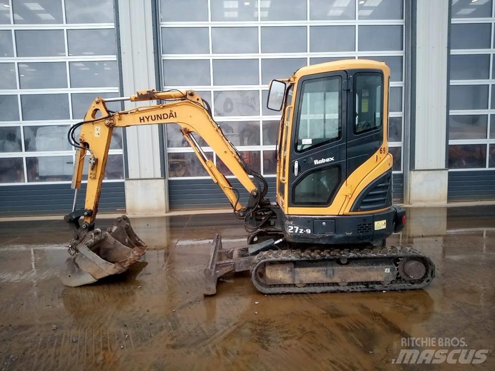 Hyundai Robex 27Z-9 소형 굴삭기 7톤 미만
