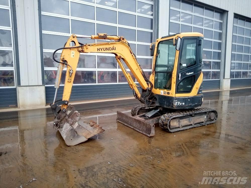Hyundai Robex 27Z-9 소형 굴삭기 7톤 미만
