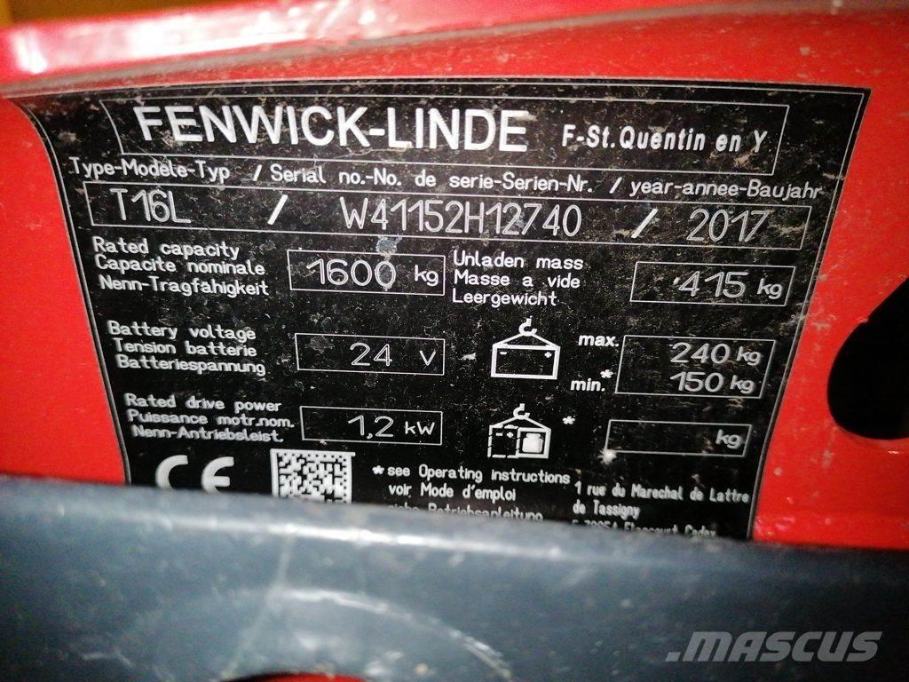 Linde T16L 경량 리프터
