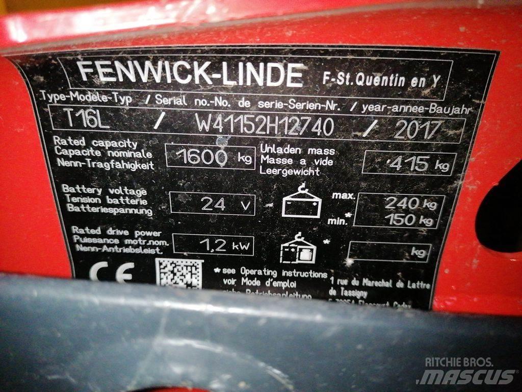 Linde T16L 경량 리프터