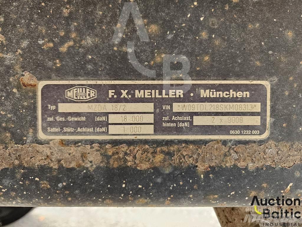 Meiller MZDA 18/2 커튼사이더 세미 트레일러
