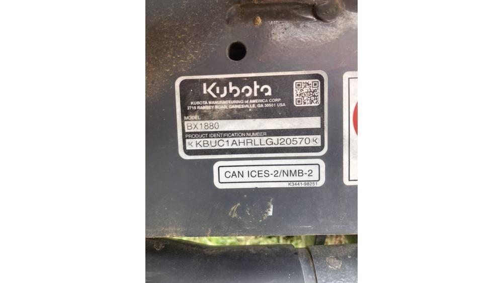 Kubota BX 1880 트랙터