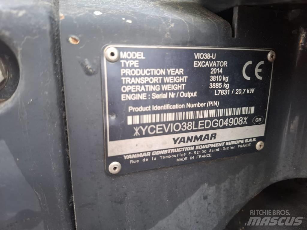 Yanmar Vio 38-U 소형 굴삭기 7톤 미만