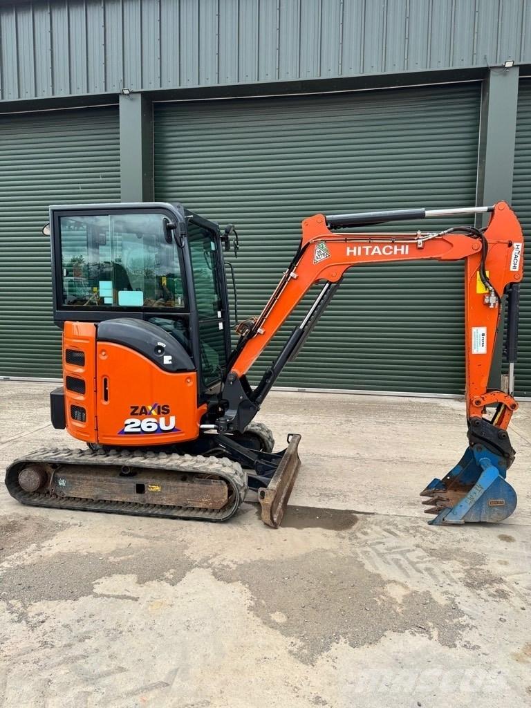 Hitachi ZX 26 U-6 CR 소형 굴삭기 7톤 미만