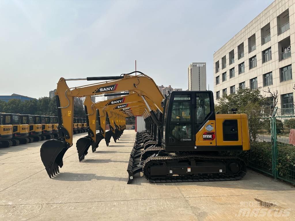 Sany SY95C  휠 굴삭기