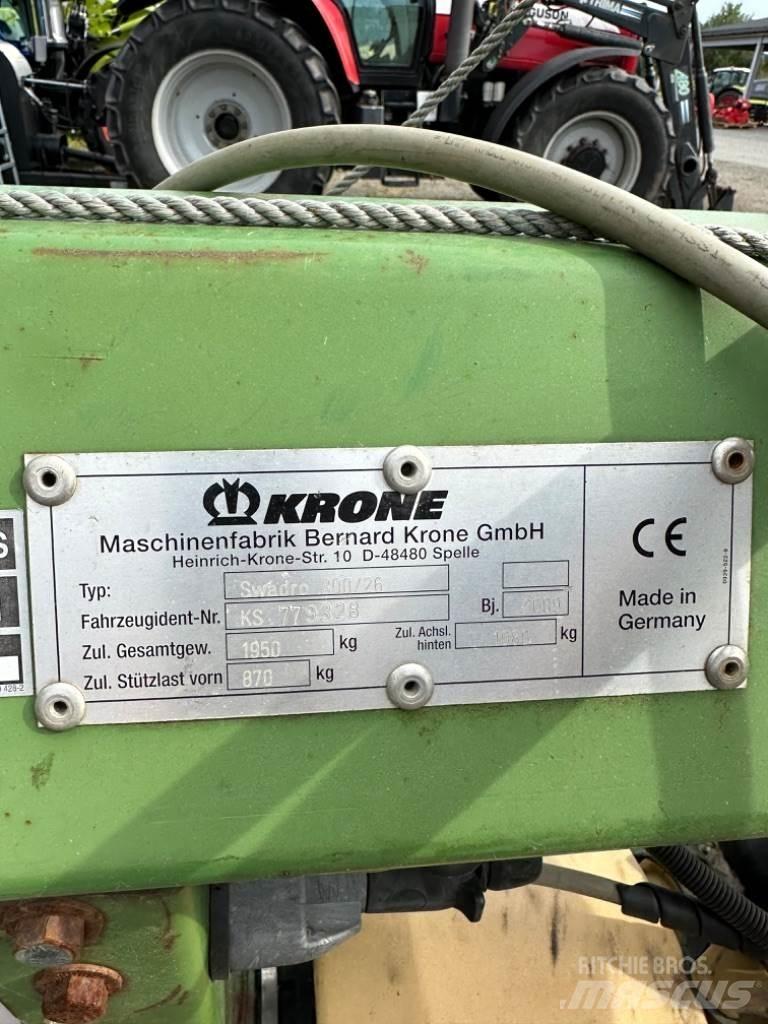 Krone Swadro 갈퀴 및 테더