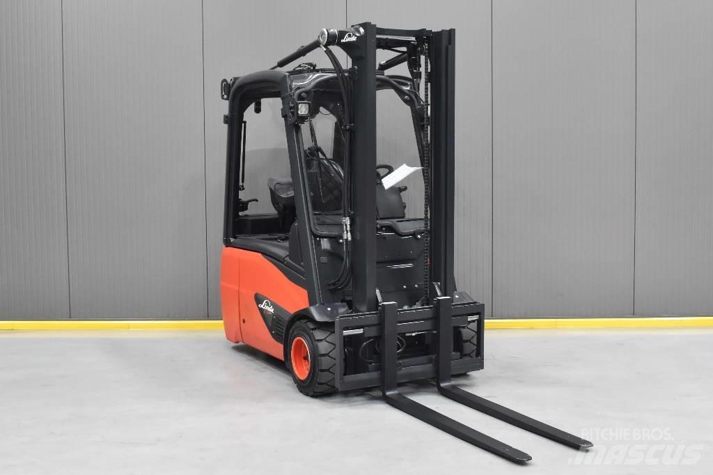 Linde E 18-02 전동 지게차