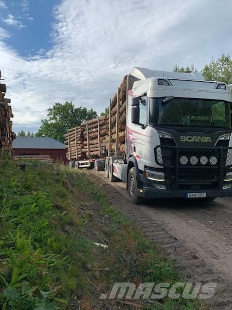 Scania R580B6X4NB 목재 트럭