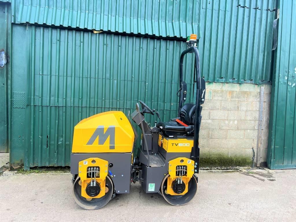 Mecalac tv800 트윈 드럼 롤러