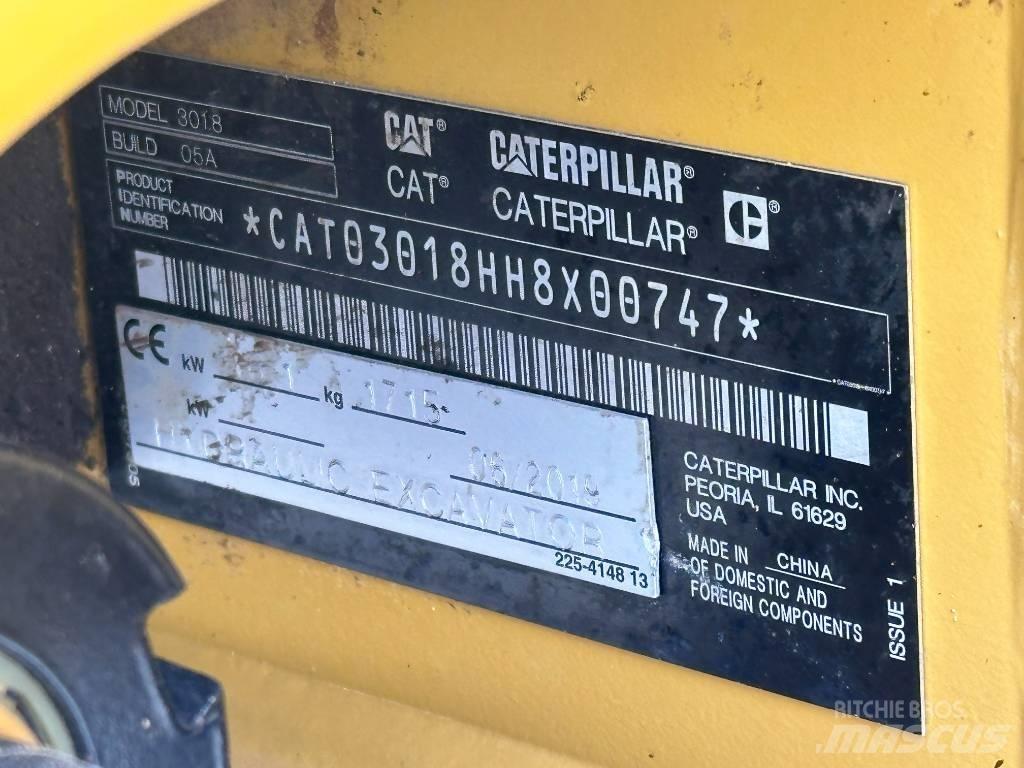 CAT 301.8 소형 굴삭기 7톤 미만