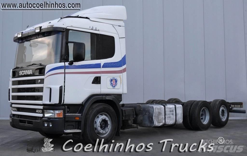 Scania 124L 400 새시 운전실 트럭