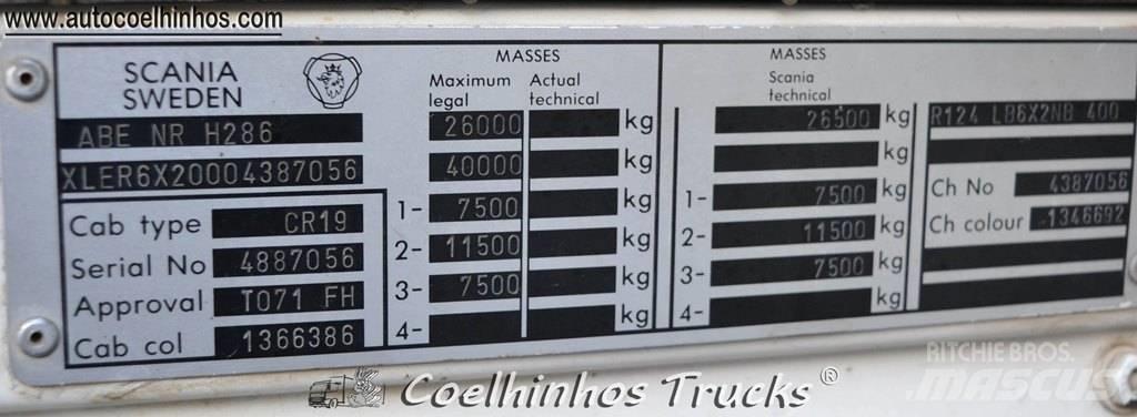 Scania 124L 400 새시 운전실 트럭