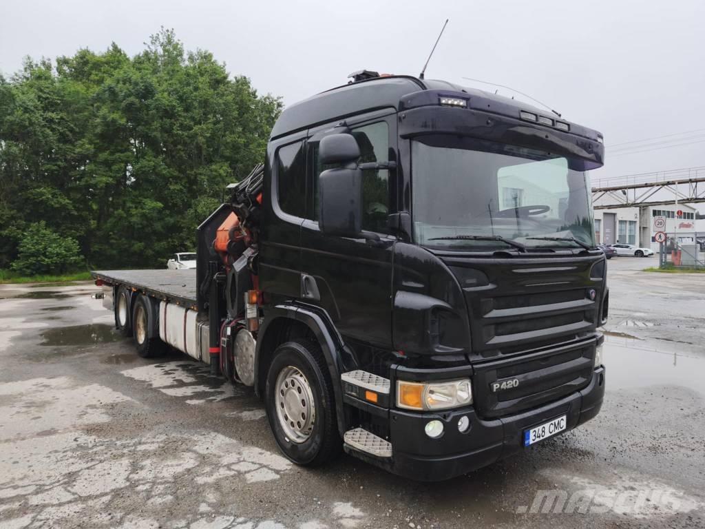 Scania P 420 크레인 트럭
