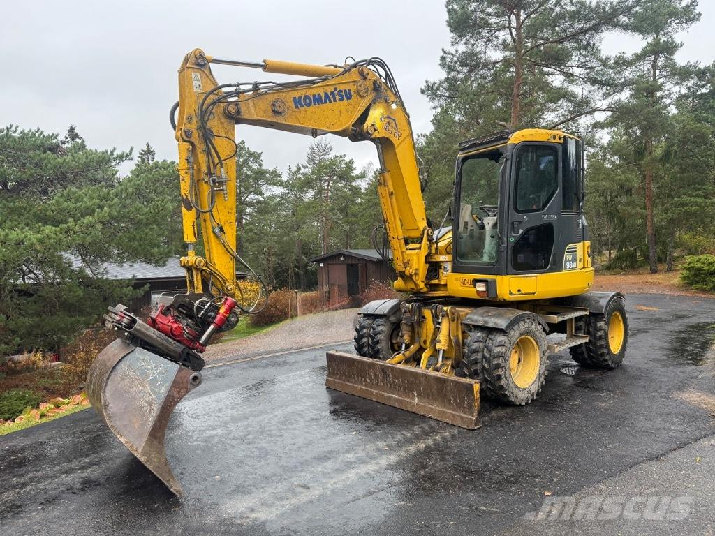 Komatsu PW 98 MR-6  휠 굴삭기