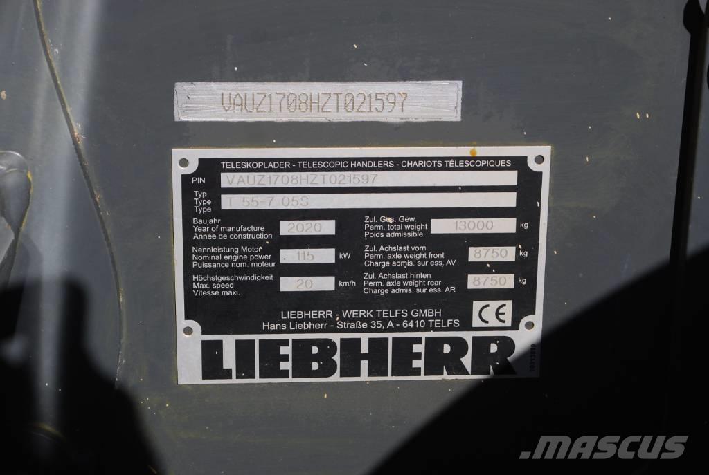 Liebherr T 55-7s 텔러 핸들러