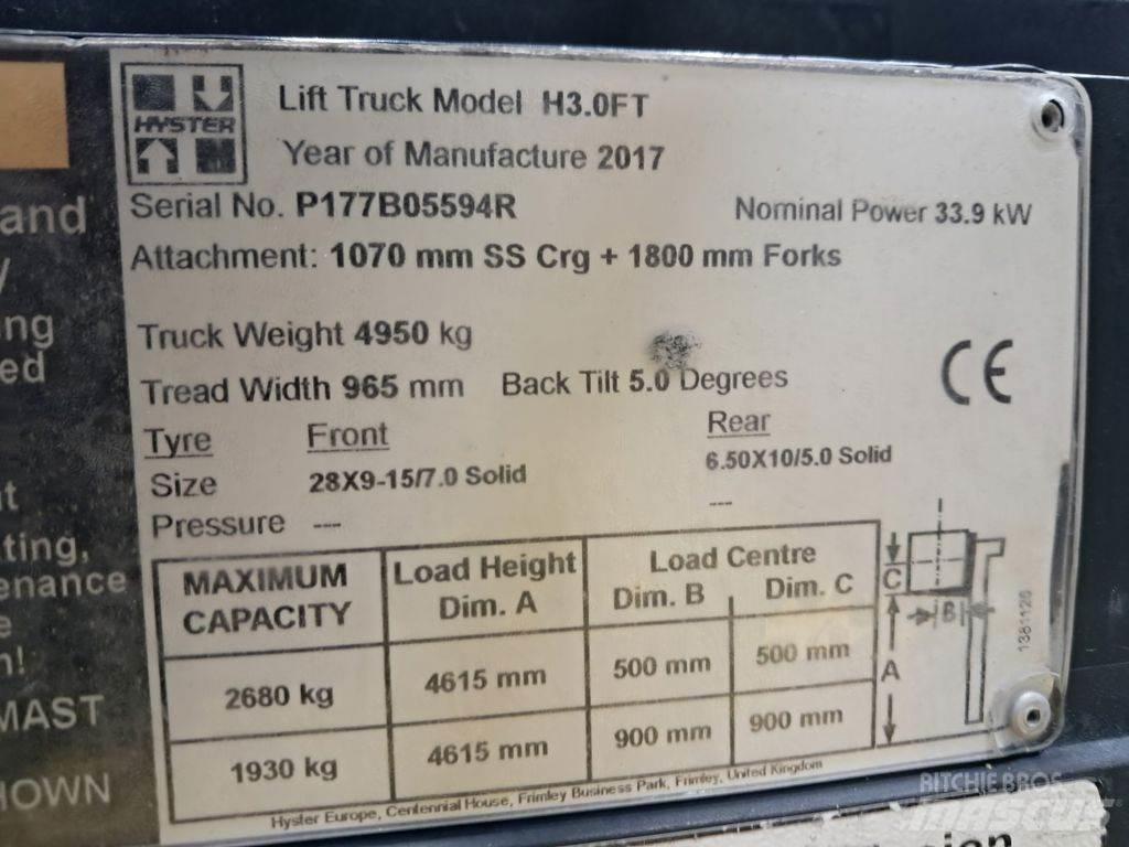 Hyster H3.0FT 전동 지게차