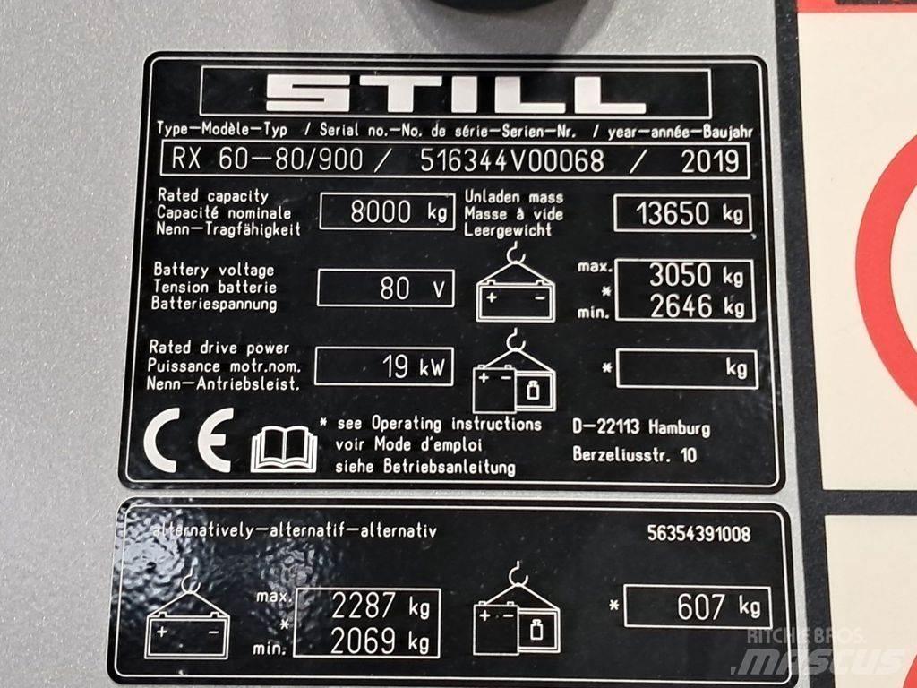 Still RX60-80/900 전동 지게차