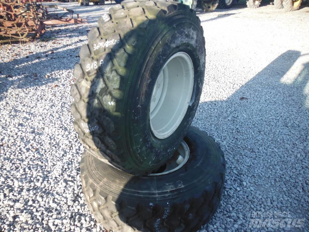 Michelin 365/85R20 타이어, 휠 및 림