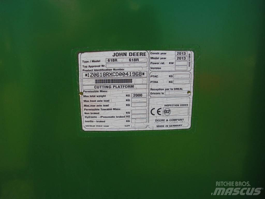 John Deere 618 R 콤바인 헤드
