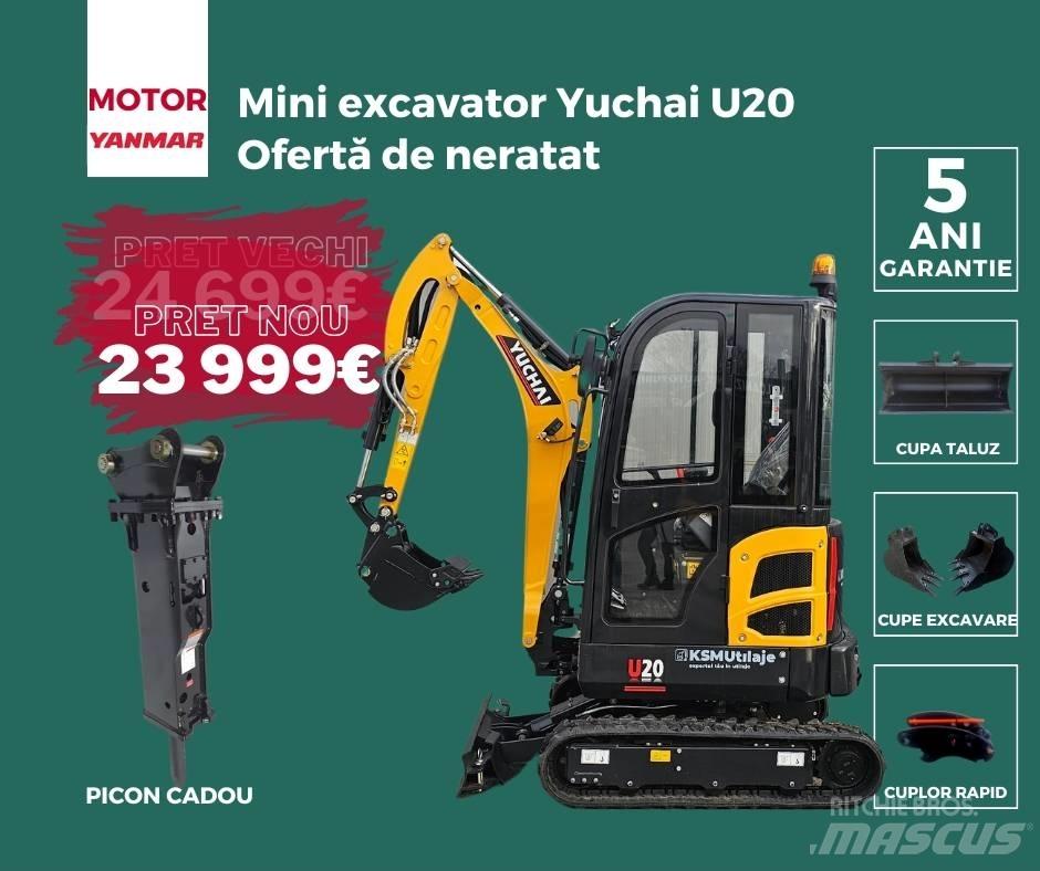 Yuchai U20 소형 굴삭기 7톤 미만