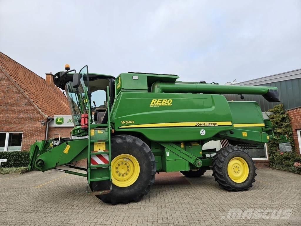 John Deere W 540 콤바인 수확기