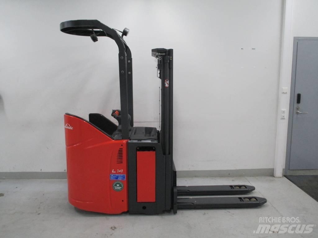 Linde L 14 L SP 보행식 리치 지게차