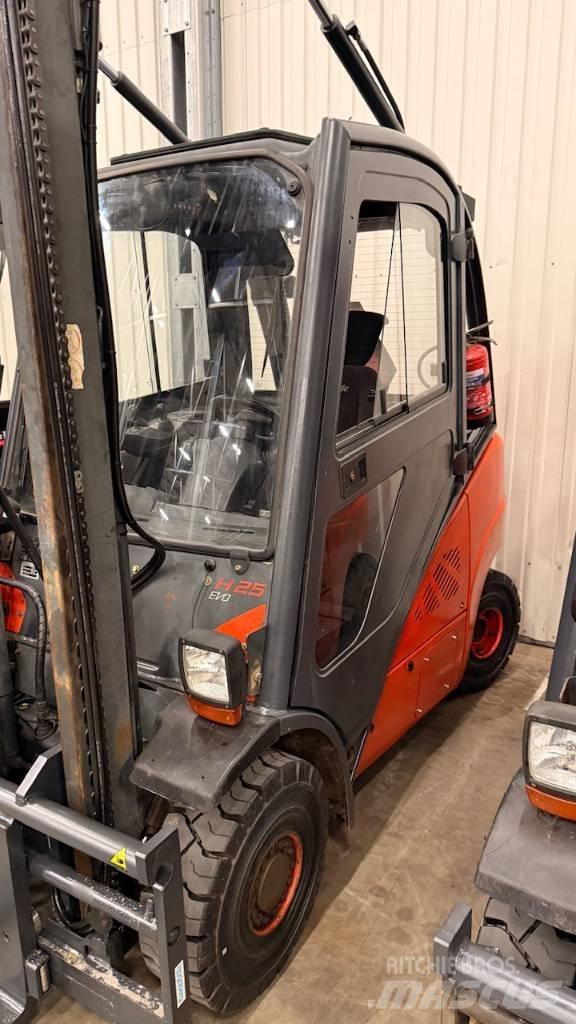 Linde H25D-02 디젤 지게차